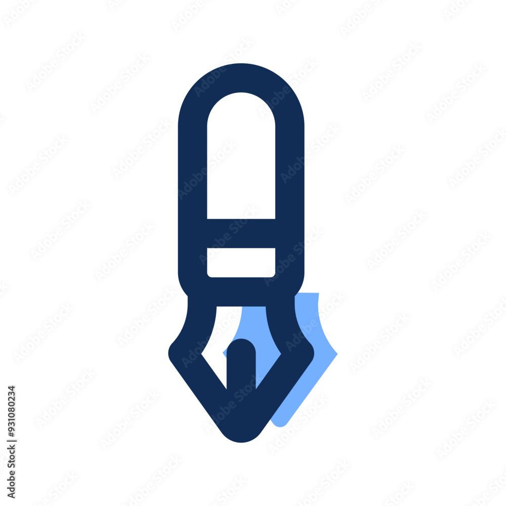 fountain pen filled line icon fountain pen filled line icon