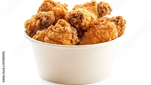 Fried Chicken in a Paper Bucket