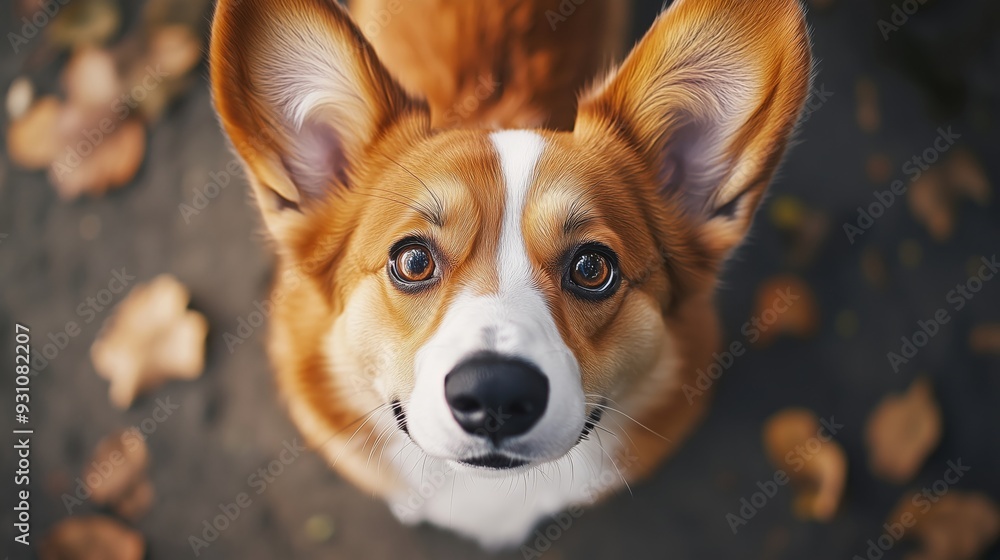 Joyful Corgi with Bright Eyes and Adorable Ears Joyful Corgi with Bright Eyes and Adorable Ears