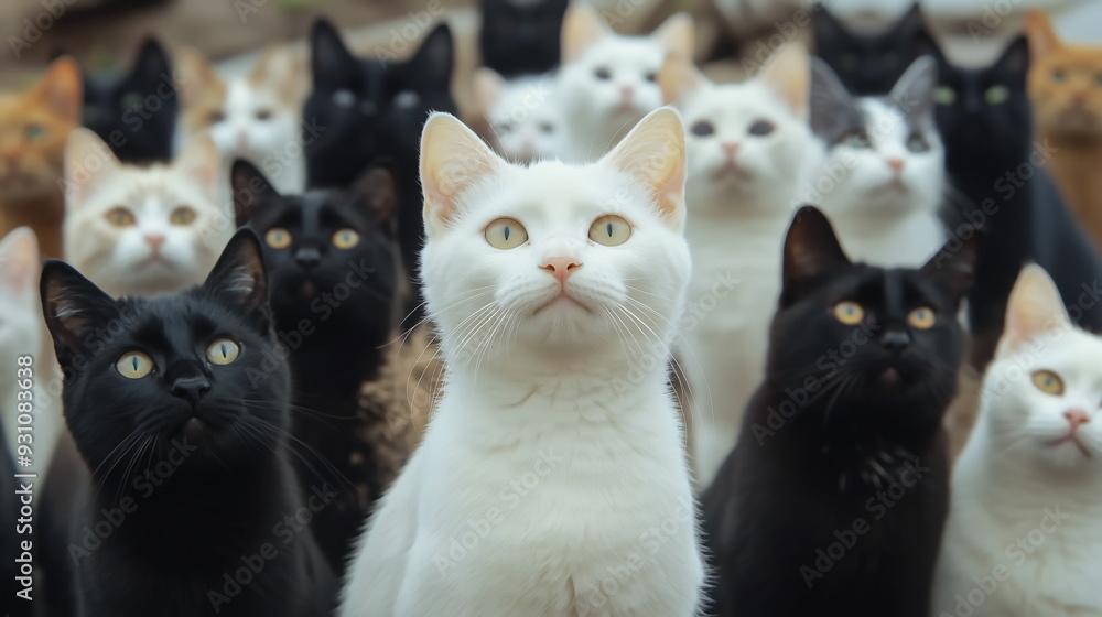 black and white of portrait cats black and white of portrait cats