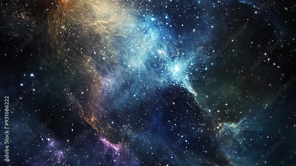 Starfield Animation Loop. 4K High-Quality Space Background. Starfield Animation Loop. 4K High-Quality Space Background.