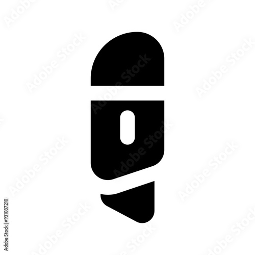 cutter glyph icon