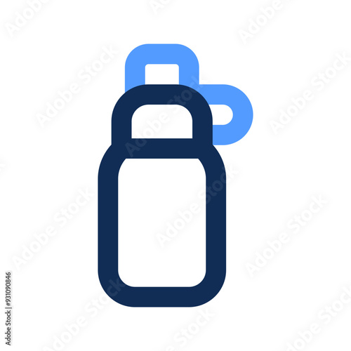 bottle outline color icon