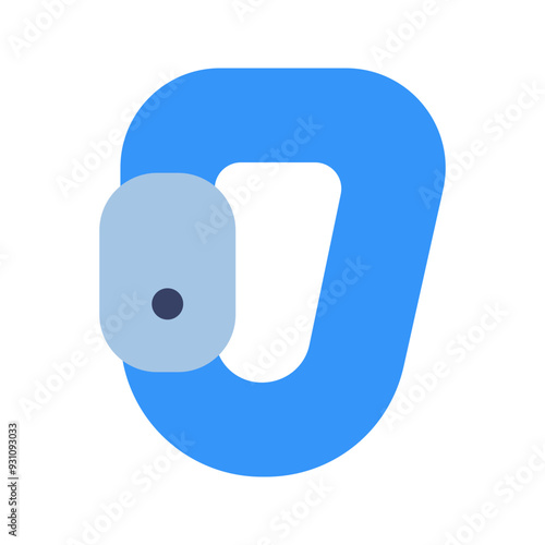 carabiner flat icon