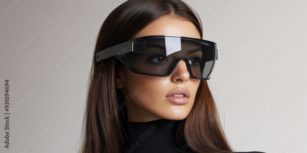 High-tech wearable accessory, showcasing interactive holograms and VR integration, blending cutting-edge technology with personal style High-tech wearable accessory, showcasing interactive holograms and VR integration, blending cutting-edge technology with personal style