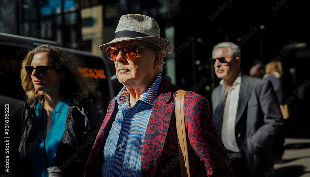Fototapeta premium Take street photography with a busy mind and tell a story