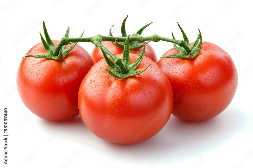 Whole tomatoes isolated on white background Whole tomatoes isolated on white background