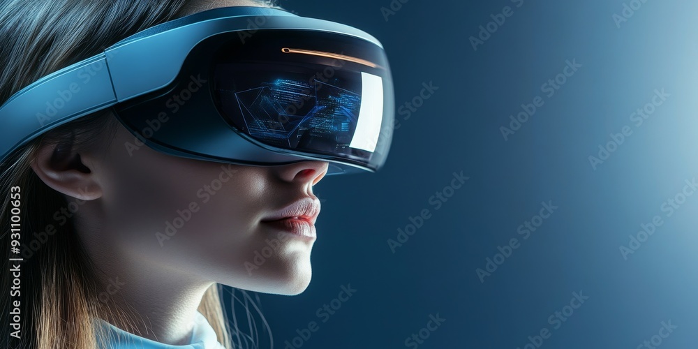 Futuristic wearable device in a VR world, with interactive holograms and cutting-edge design, merging physical and virtual realms Futuristic wearable device in a VR world, with interactive holograms and cutting-edge design, merging physical and virtual realms