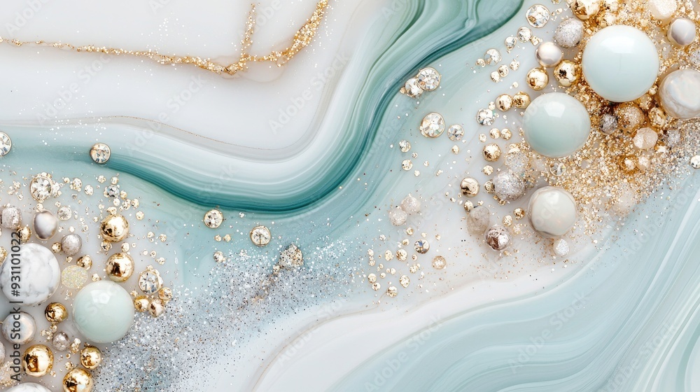 Luxury marble and gold stones with diamonds and glitter background. Luxury marble and gold stones with diamonds and glitter background.