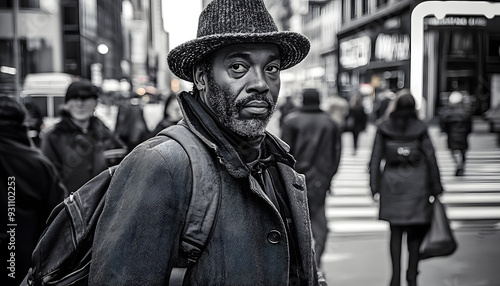 Take street photography with a busy mind and tell a story