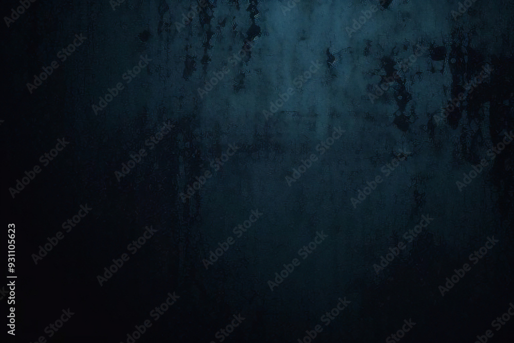Fototapeta premium Abstract grunge sapphire blue background with marbled texture. Black blue abstract background. Navy blue grunge texture. Toned dark rough texture for any construction related 
