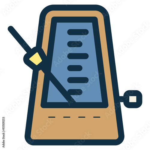 metronome for maintain music tempo device icon
