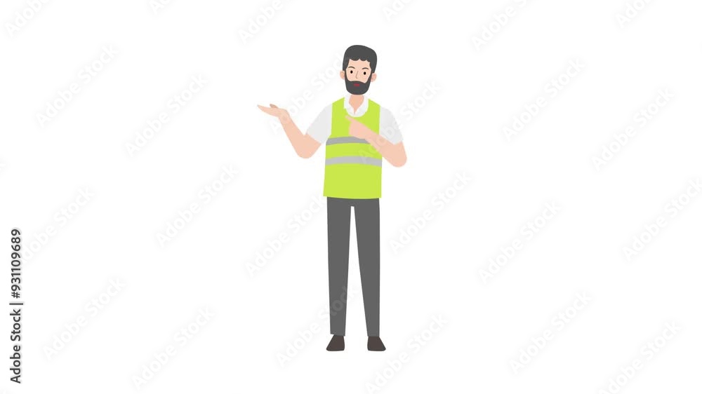 Man Doing Gestures Explaining Man Doing Gestures Explaining