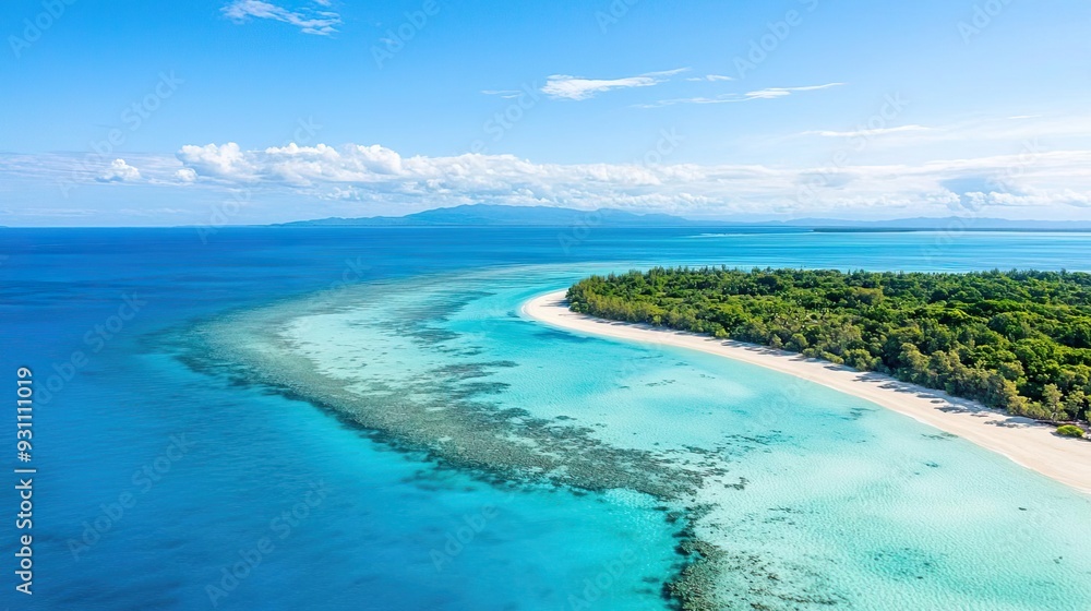Aerial view of Great Barrier Reef, Australia Aerial view of Great Barrier Reef, Australia