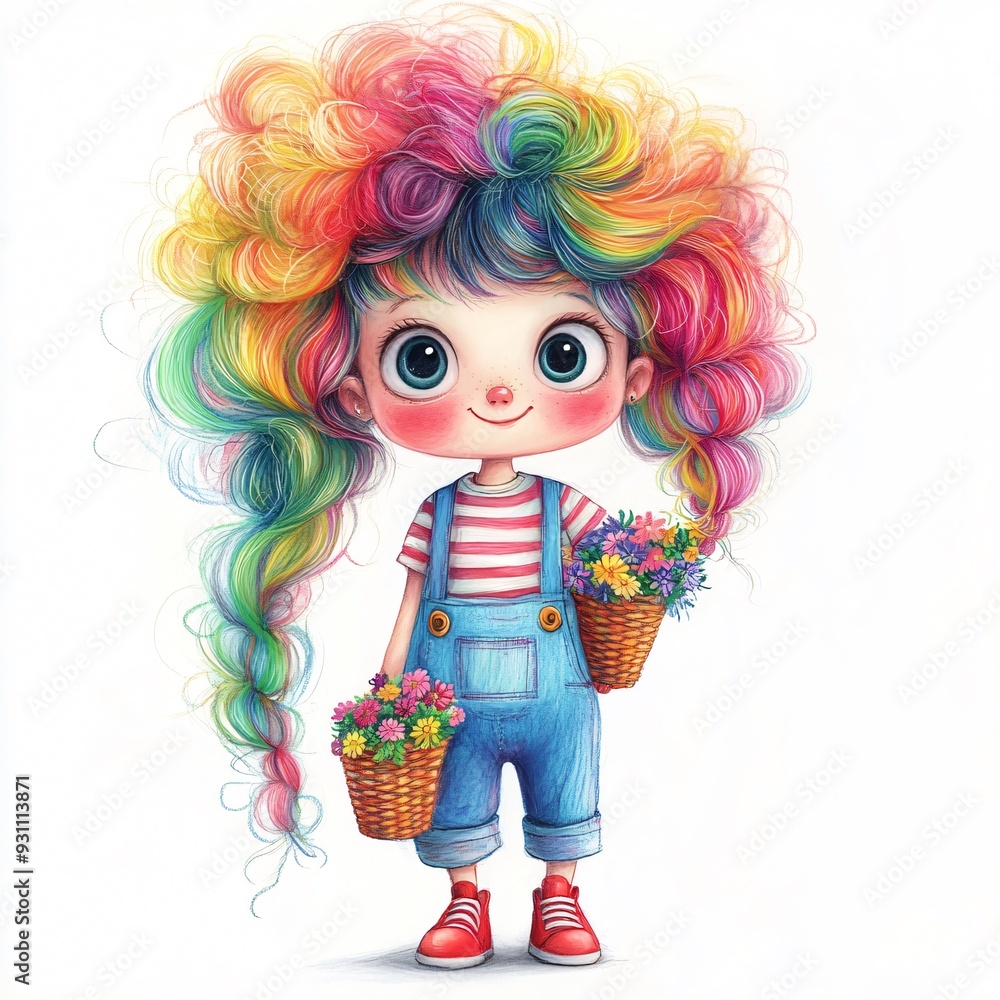 little girl with flowers little girl with flowers