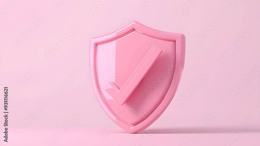 cartoon 3d Icon safety shield check mark perspective . pink symbol security safety icon. Checkmark in minimalistic style. 3d vector illustration. white background
cartoon 3d Icon safety shield check mark perspective . pink symbol security safety icon. Checkmark in minimalistic style. 3d vector illustration. white background