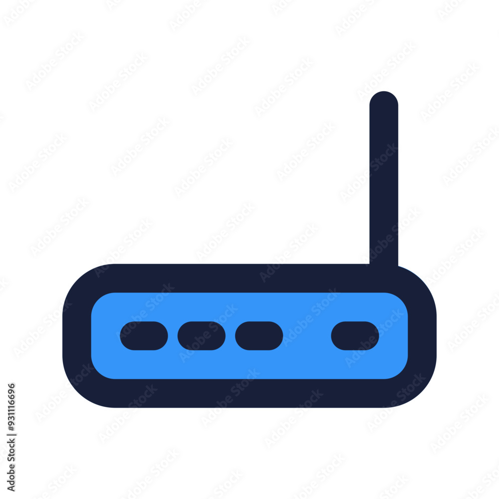 router flat line icon router flat line icon