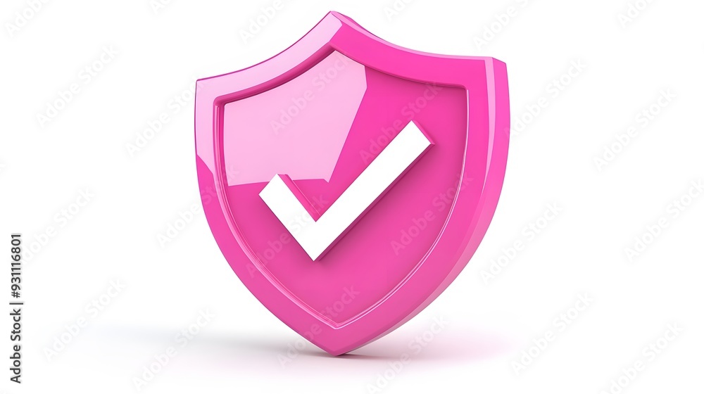 cartoon 3d Icon safety shield check mark perspective . pink symbol security safety icon. Checkmark in minimalistic style. 3d vector illustration. white background
cartoon 3d Icon safety shield check mark perspective . pink symbol security safety icon. Checkmark in minimalistic style. 3d vector illustration. white background