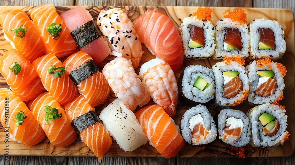 Assortment of Delicious Sushi Assortment of Delicious Sushi