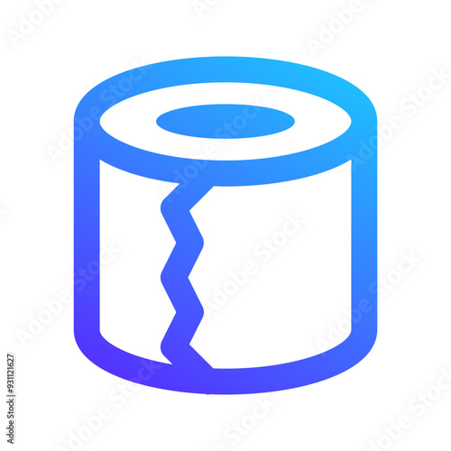 tissue roll gradient icon