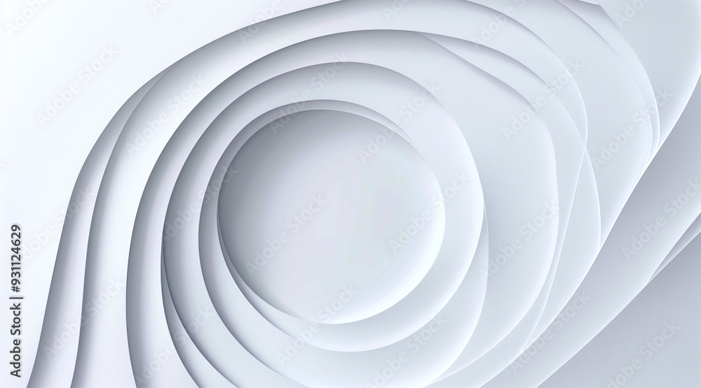 Abstract white background with a futuristic circl Abstract white background with a futuristic circl