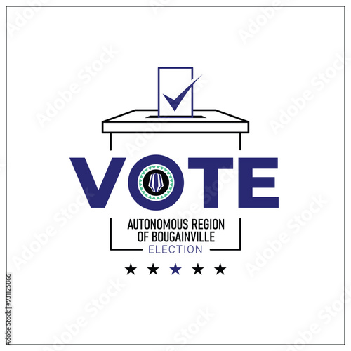 Autonomous Region of Bougainvillea vote, voting, hand leaving vote, positive vote, negative vote, hand leaving paper in ballot box, elections, election of ruler.
