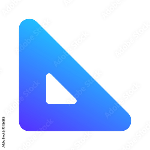 Free Download ruler gradient fill icon - GFXLoad