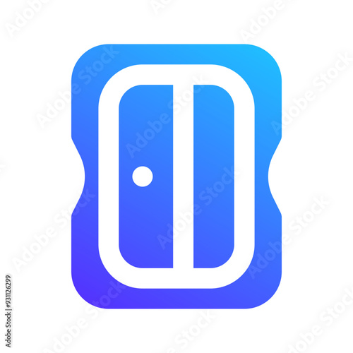 sharpener gradient fill icon