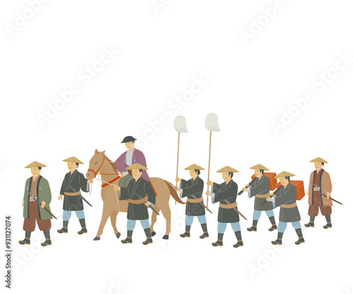 参勤交代　江戸時代の人々