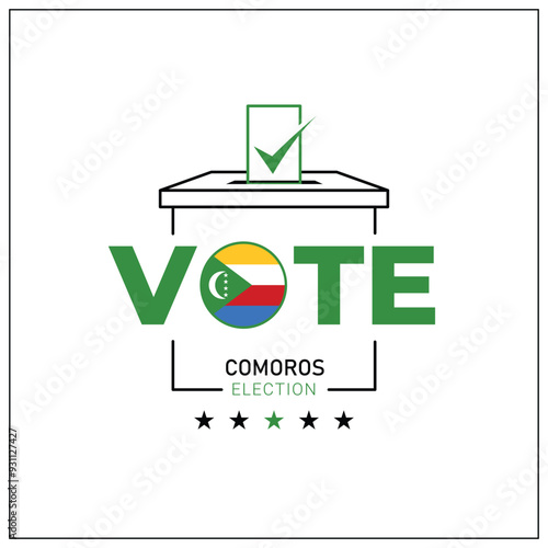 Comoros voting, Comoros citizen participation in voting, going to vote, voting, hand leaving vote, positive vote, negative vote, hand leaving paper in ballot box, elections, election of ruler.