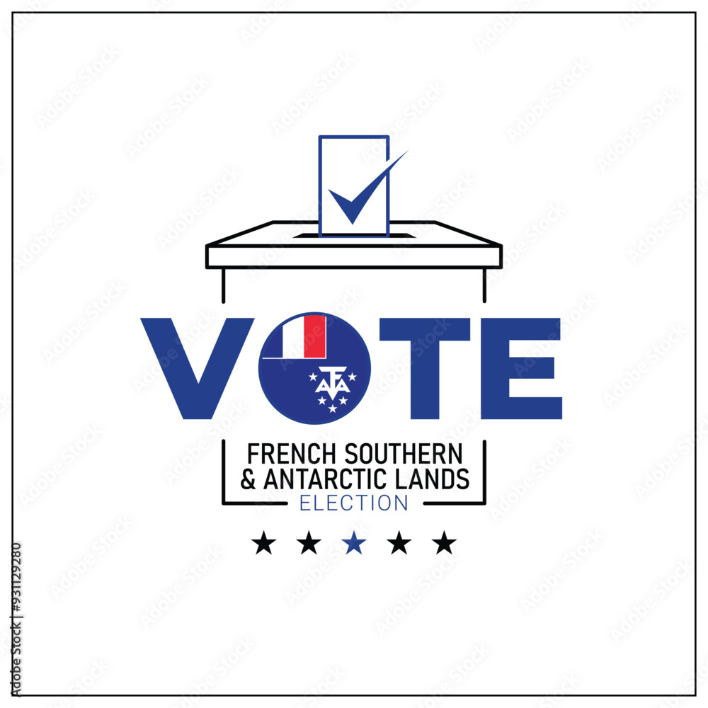 French Southern and Antarctic Lands vote, voting, hand leaving vote, positive vote, negative vote, hand leaving paper in ballot box, elections, election of ruler. French Southern and Antarctic Lands vote, voting, hand leaving vote, positive vote, negative vote, hand leaving paper in ballot box, elections, election of ruler.