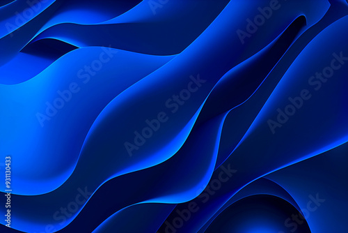 Abstract background with blue shapes and gradient