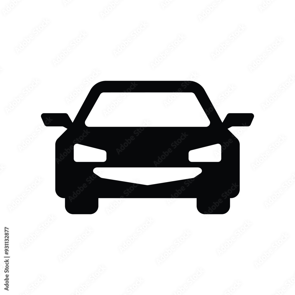car icon silhouette design vector template car icon silhouette design vector template