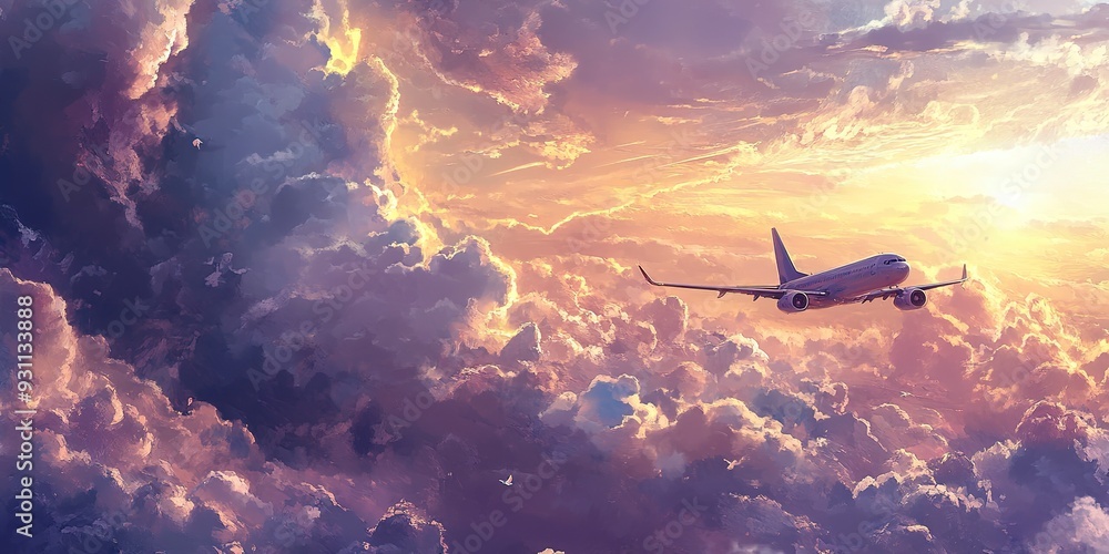 Flying through the clouds Flying through the clouds