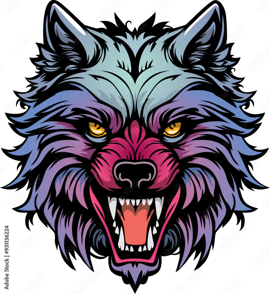 Obraz premium wolfs-head.eps