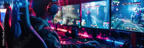 esports business and marketing concept