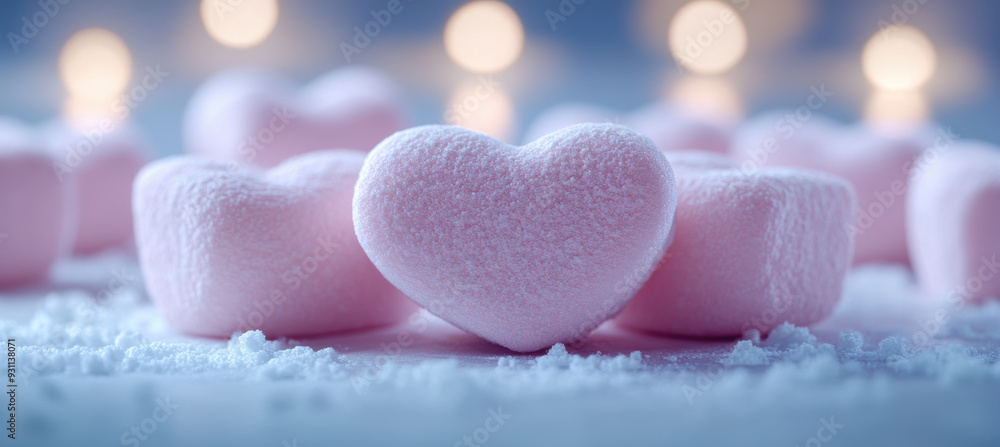 Rainbow-colored marshmallow background Rainbow-colored marshmallow background