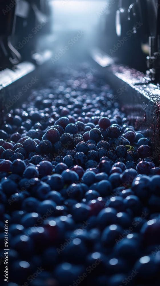 Obraz premium Grape Crushing for Wine Making