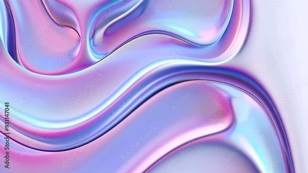 Iridescent, metallic fabric-like abstract design with soft, flowing folds, reflecting rainbow hues in a surreal composition. Iridescent, metallic fabric-like abstract design with soft, flowing folds, reflecting rainbow hues in a surreal composition.