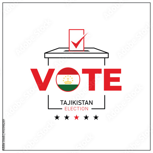 Tajikistan voting, Tajikistan citizen participation in voting, going to vote, voting, hand leaving vote, positive vote, negative vote, hand leaving paper in ballot box, elections, election of ruler.