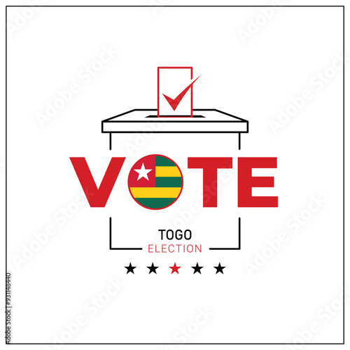 Togo voting, Togo citizen participation in voting, going to vote, voting, hand leaving vote, positive vote, negative vote, hand leaving paper in ballot box, elections, election of ruler.