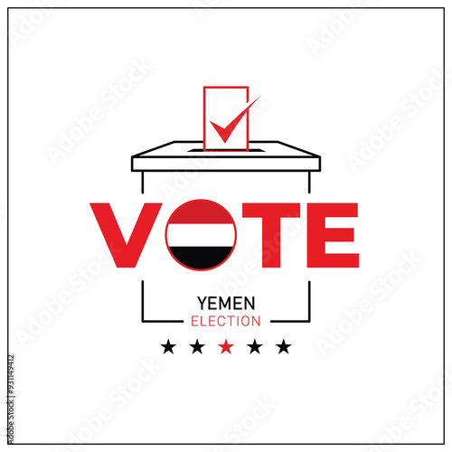 Yemen voting, Yemen citizen participation in voting, going to vote, voting, hand leaving vote, positive vote, negative vote, hand leaving paper in ballot box, elections, election of ruler.