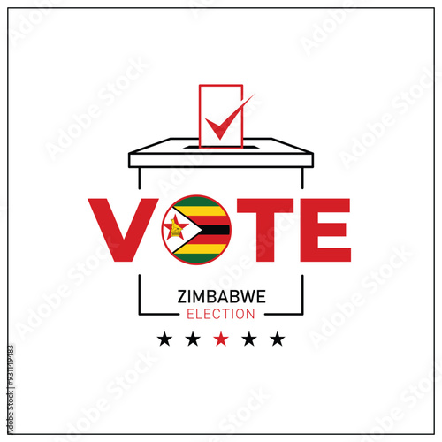 Zimbabwe voting, Zimbabwe citizen participation in voting, going to vote, voting, hand leaving vote, positive vote, negative vote, hand leaving paper in ballot box, elections, election of ruler.