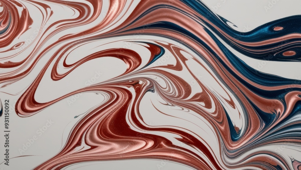 Obraz premium Abstract colorful liquid marble texture background with swirling colors and patterns.