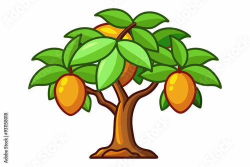 A majestic mango tree