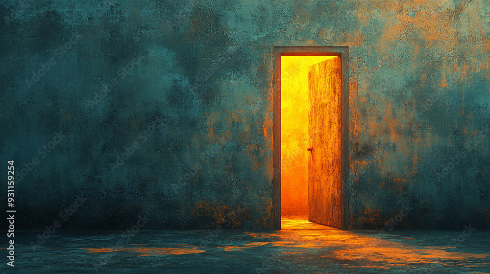 beam of light shines through the edges of a closed door, casting a soft glow that highlights the cracks and borders. The image evokes themes of hope, mystery, and the potential for new beginnings beyo beam of light shines through the edges of a closed door, casting a soft glow that highlights the cracks and borders. The image evokes themes of hope, mystery, and the potential for new beginnings beyo