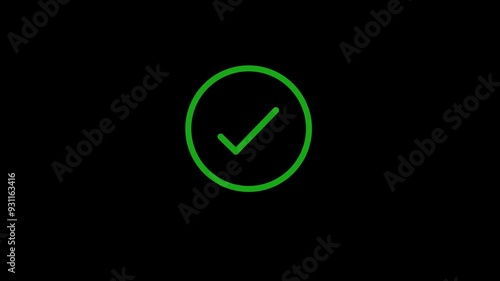 Green Checkmark Animation photo