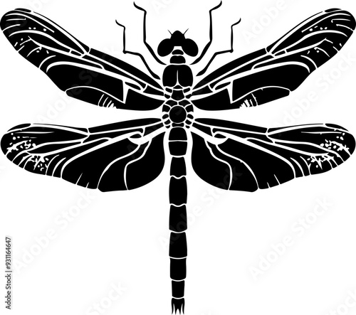 Dragonfly clipart desing illustration