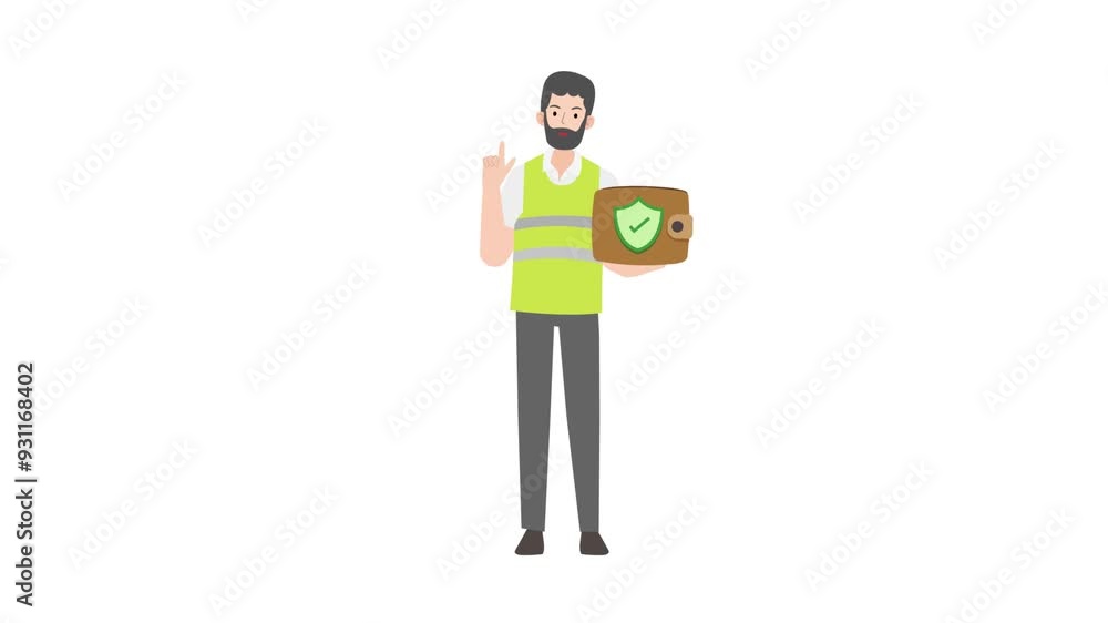 Man holding wallet Man holding wallet