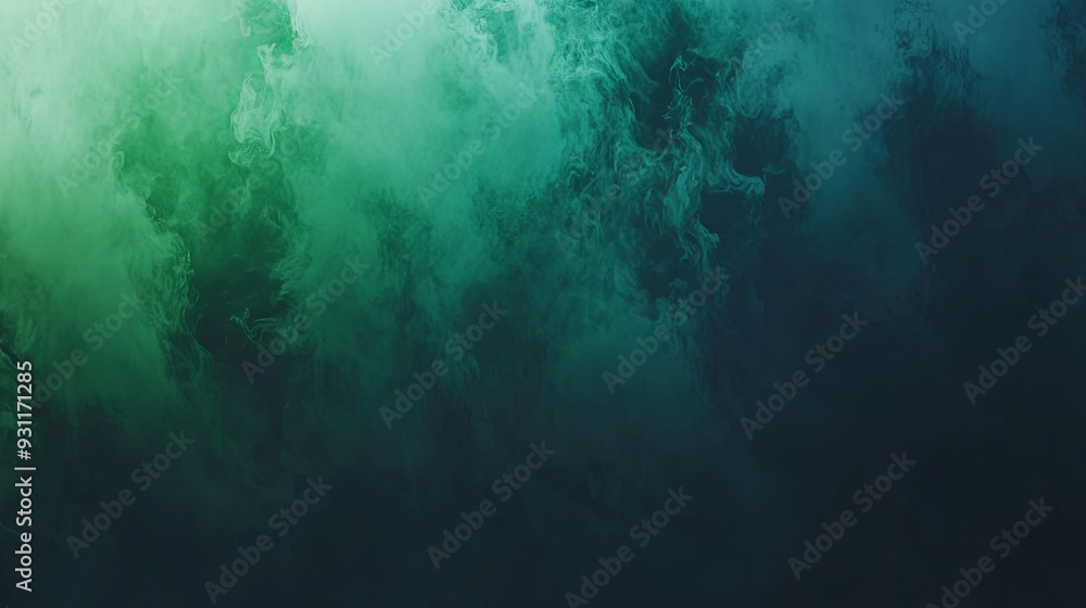 Obraz premium Gradient diffuse background illustration with emerald and navy hues showcasing subtle color differences, high-resolution 8k graphic art.
